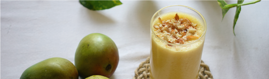 Mango-Hafer-Smoothie