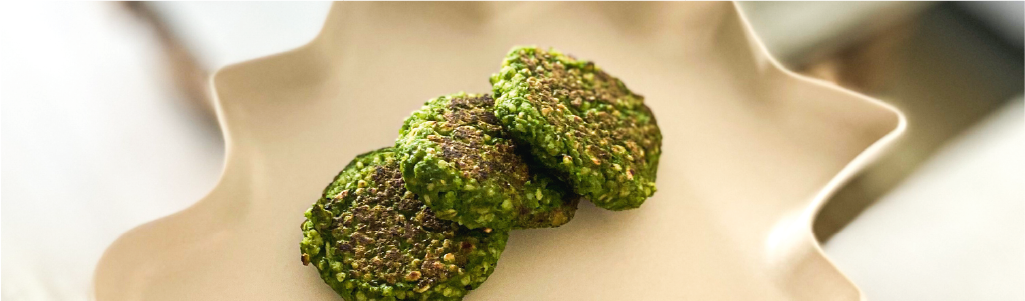 Dino-Patties mit Hirse