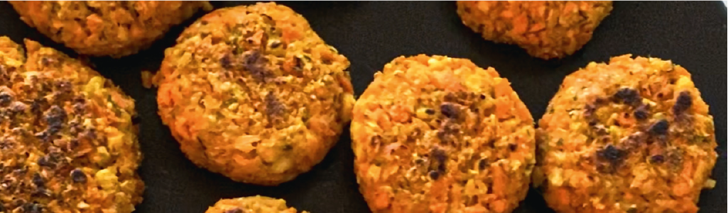 Möhren-Pastinaken-Bratlinge