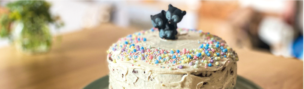 Vegane Zucchini Brownie Torte