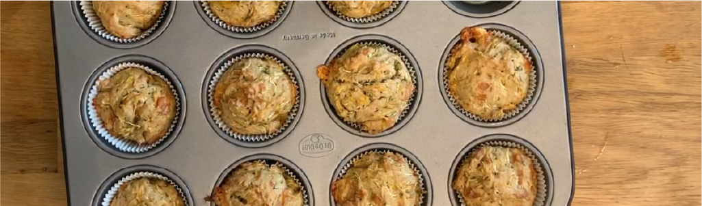 Zucchini-Karotten Muffins