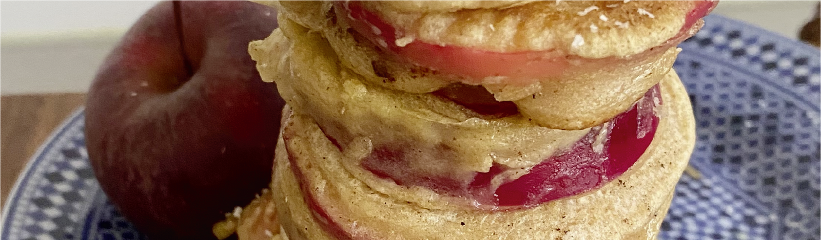 Gebackene Apfelringe