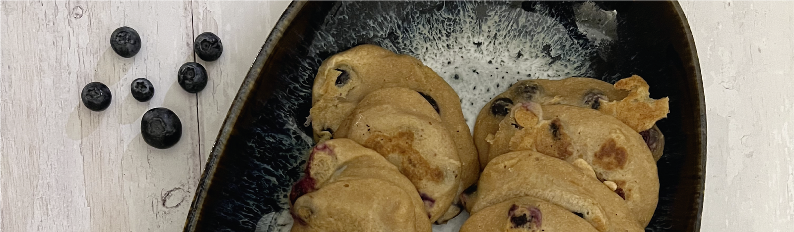 Vegane Blaubeer-Pancakes