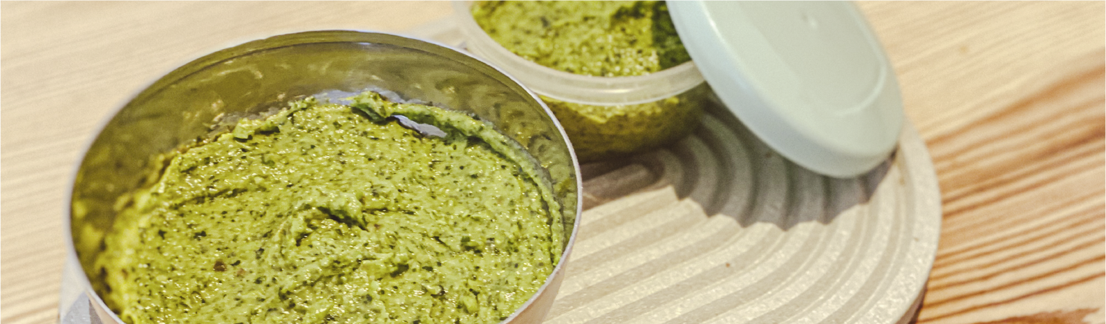 Erbsen-Spinat-Aufstrich