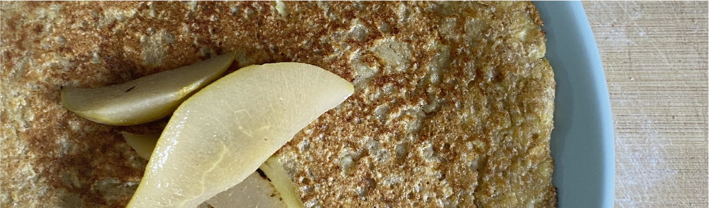 Apfel-Dinkel-Pfannkuchen