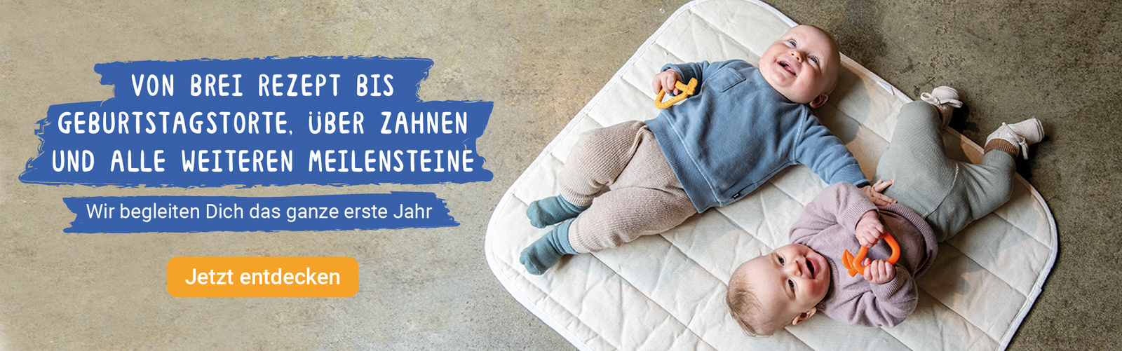 Halte deine Meilensteine mit Nuri fest - unsere Meilensteinkarten helfen dir hierbei. 