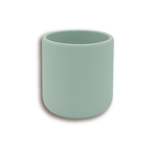 Trinkbecher mintgrün aus Silikon