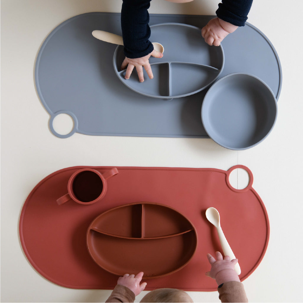 Silikon-Teller mit Saugnapf