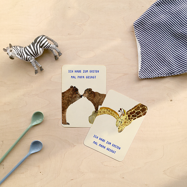 Ich habe zum ersten Mal Papa gesagt